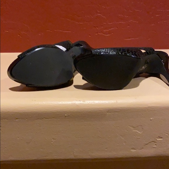 Moda black python print shoes - Picture 3 of 4